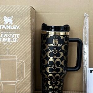 Stanley Mug (Black & Gold Designer-Inspired)